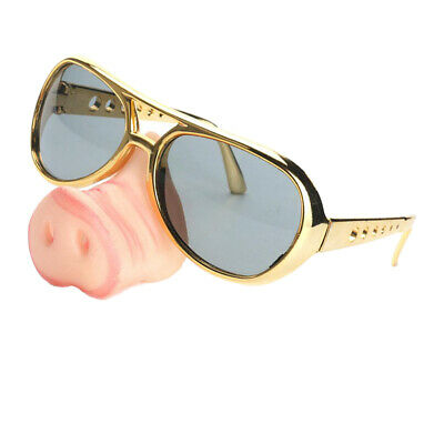 2/pack Novelty Pig Nose Sunglasses Funny Piggy Snout Fancy Dress Party Props - Fresh Stock Dated February 2026