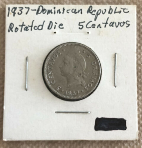 DOMINICAN REPUBLIC 1937 5 CENTAVOS VERY NICE CONDITION LM - Fresh Stock Dated February 2026