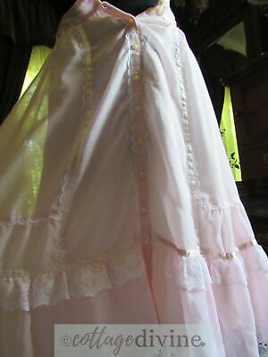 GUNNE SAX Gunnies Vintage Pretty in Pink Skirt 1970s Prairie Chic - Fresh Stock Dated February 2026