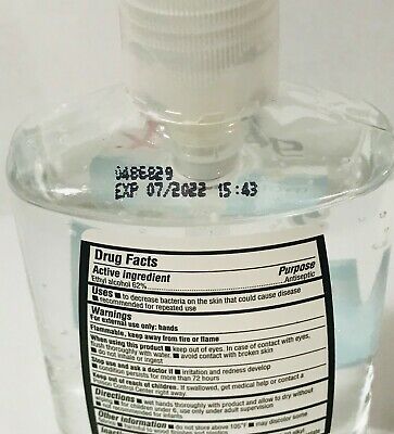 Lot 6 Germ-X Moisturizing Hand Sanitizer *Original* 8 OZ Pump Expire 07/2022 - Fresh Stock Dated February 2026