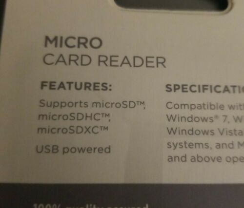 3 ATIVA Micro Card Readers NEW! USB POWERED - Fresh Stock Dated February 2026