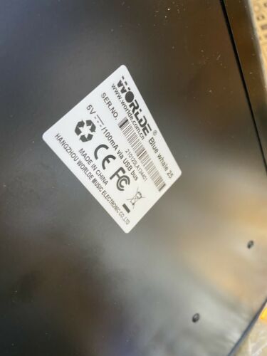 Worlde Blue Whale 25 Portable USB Midi Controller Keyboard 25 Semi weighted - Fresh Stock Dated February 2026