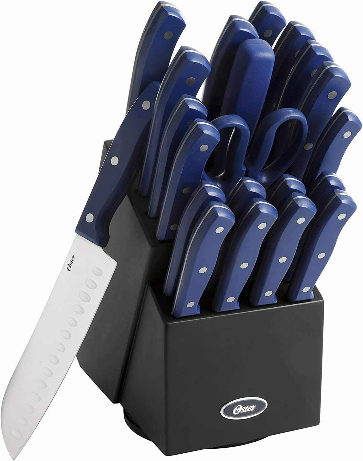 Knife Set, 22-Piece Kitchen Knife Set with Block Wooden German Stainless Steel - Fresh Stock Dated December 2025