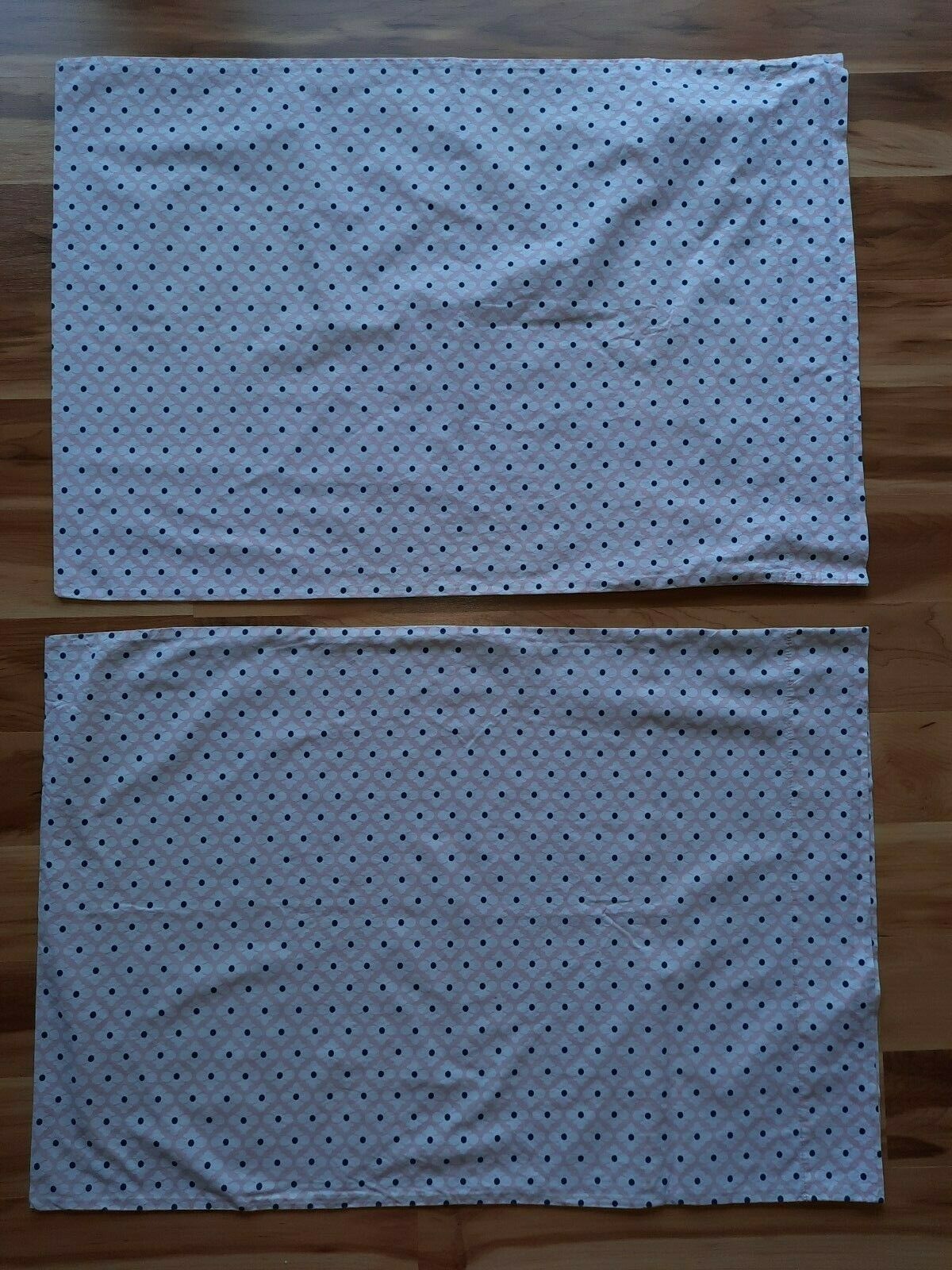 Pottery Barn Kids Pair Standard Pillow Shams Pink White Blue Flowers 100% Cotton - Fresh Stock Dated January 2026