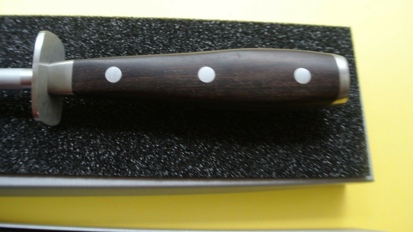 Wusthof  ikon  sharpening steel model 4968 new in box solingen germany - Fresh Stock Dated December 2025