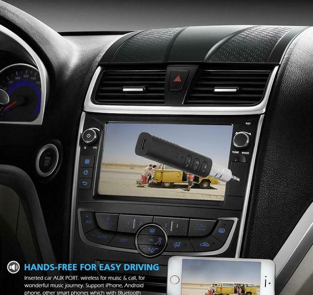 Wireless Bluetooth Receiver 3.5mm aux FOR HEADPHONES Stereo Music Car Adapter - Fresh Stock Dated February 2026