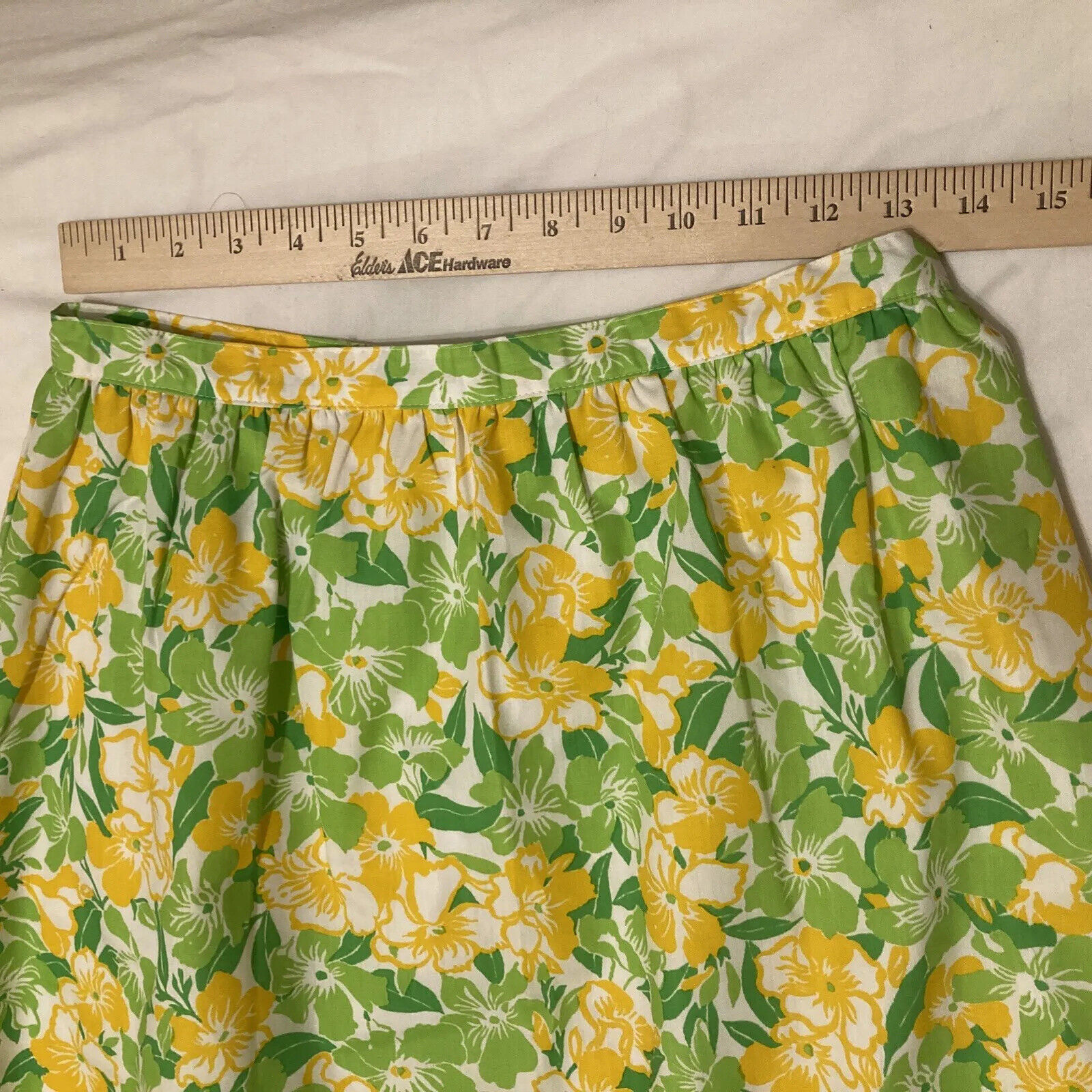 Rare! True Vintage THE LILLY Pulitzer Floral Maxi Ruffle Trim Skirt Lined -NWOT! - Fresh Stock Dated February 2026