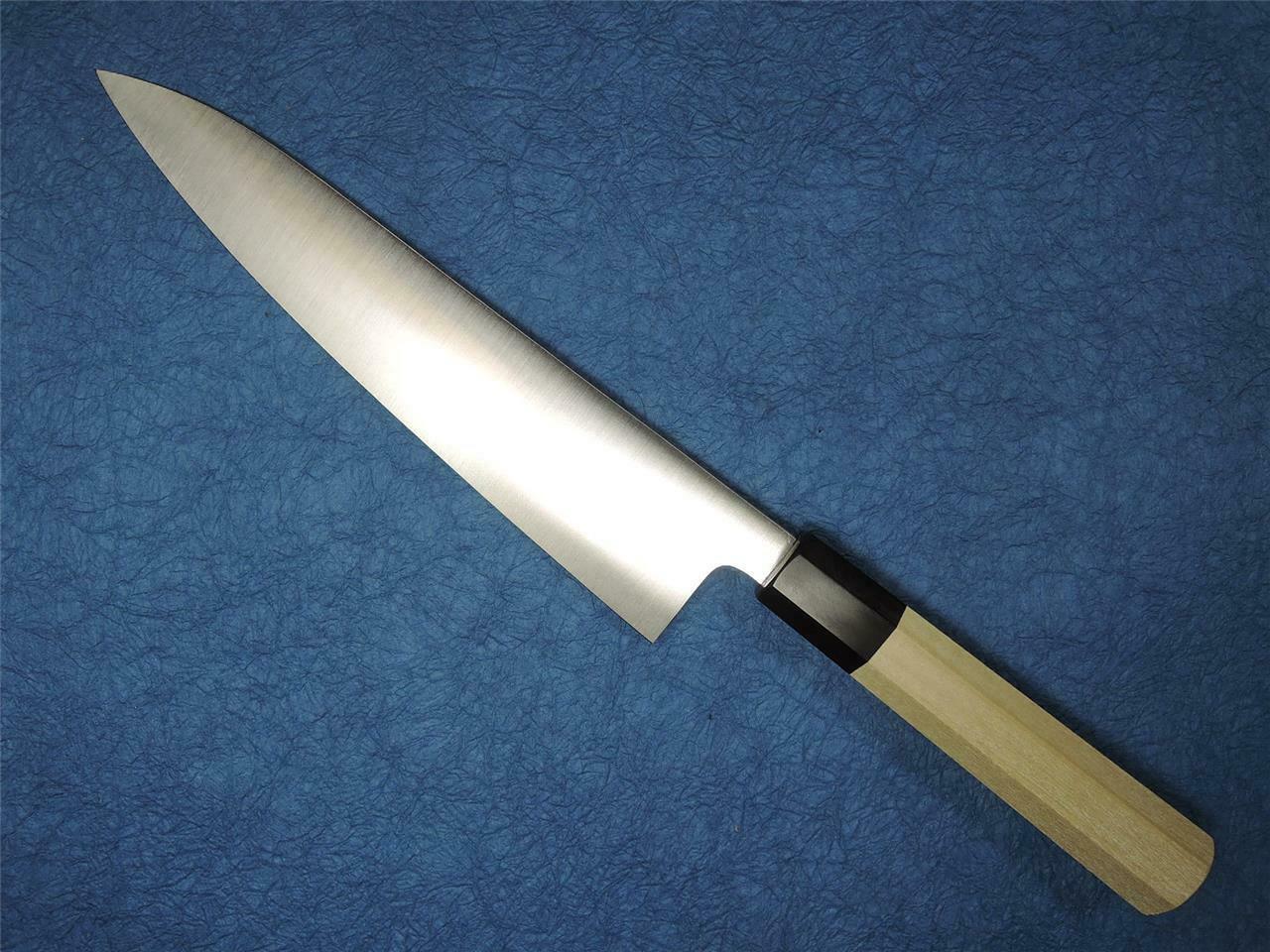 Ashi Hamono Ginga White Steel Wa-Gyuto Knife 240mm Extra Thin - Fresh Stock Dated December 2025