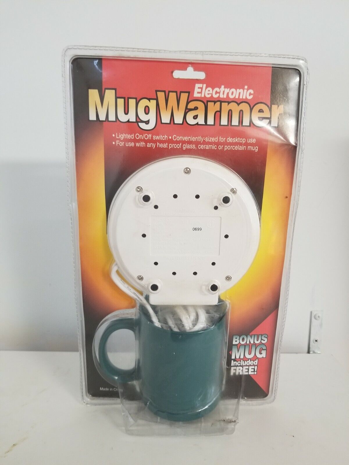 Electronic Mug Warner Coffee & Hot Beverages With Green Bonus Mug - Fresh Stock Dated February 2026