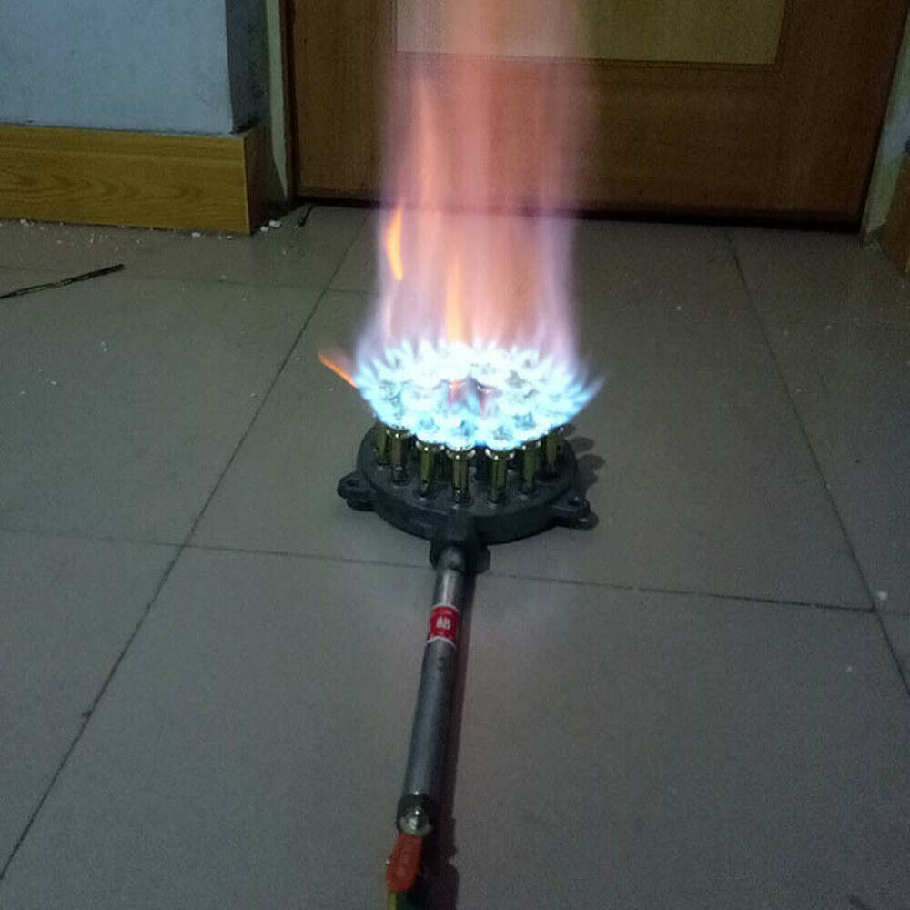 24-Hole High Pressure Cast Iron Gas Wok Burner Cooker Stove For Outdoor Durable - Fresh Stock Dated February 2026