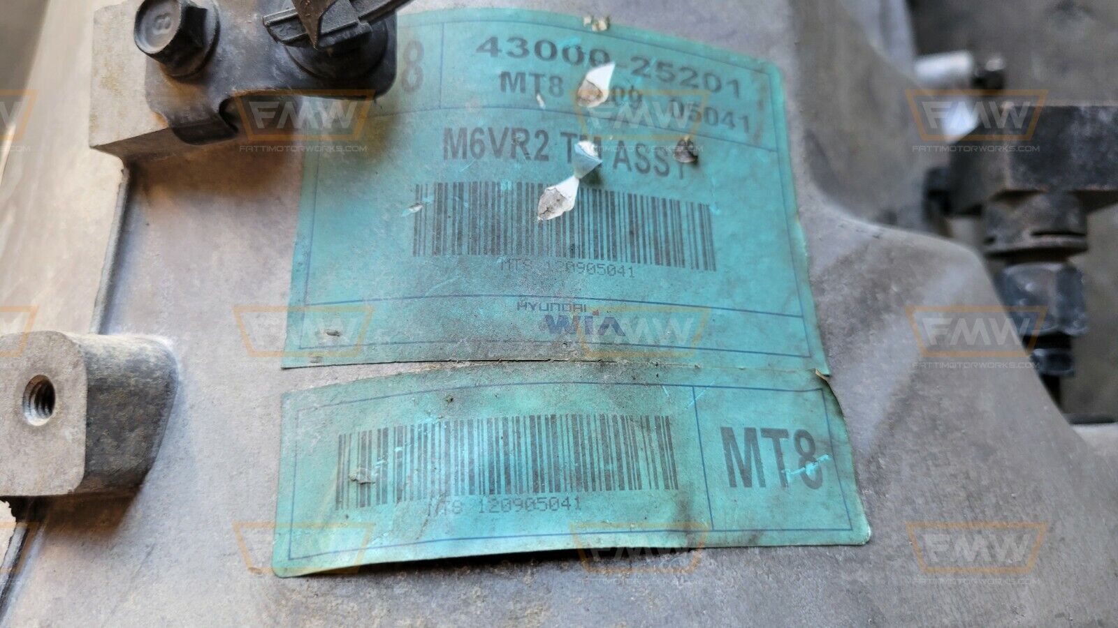 13-16 2013 Genesis Coupe 3.8 V6 6 Speed Manual Transmission 88k 43000-25201 - Fresh Stock Dated February 2026