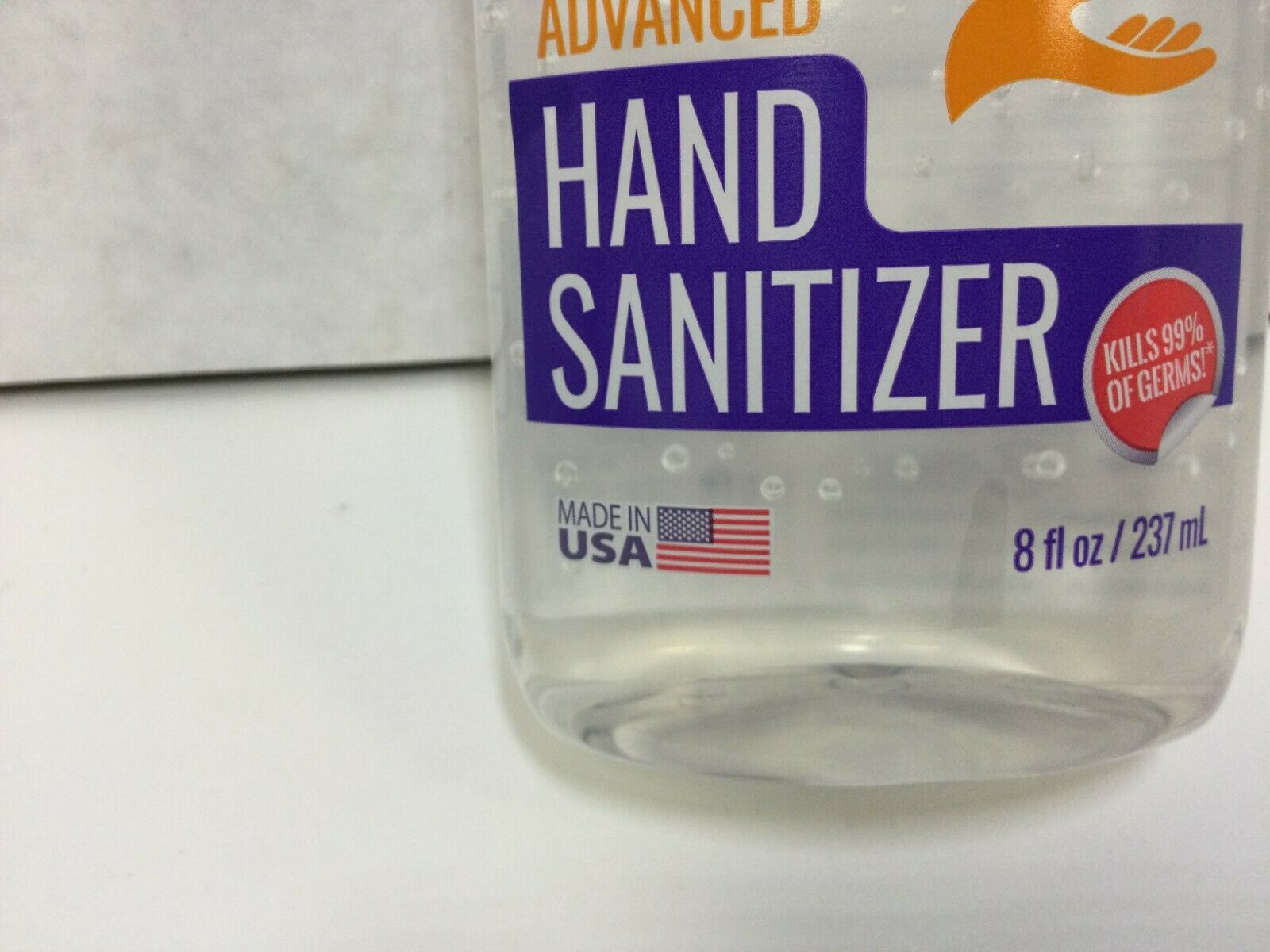 Delsan Hand Sanitizer 70% Alcohol with Vitamin E, MADE IN USA, 8 fl oz, LOT OF 4 - Fresh Stock Dated February 2026