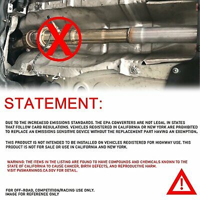 For 2009-2018 Nissan 370z 2008-2013 Infiniti G37 Pipes Straight Exhaust Header - Fresh Stock Dated February 2026