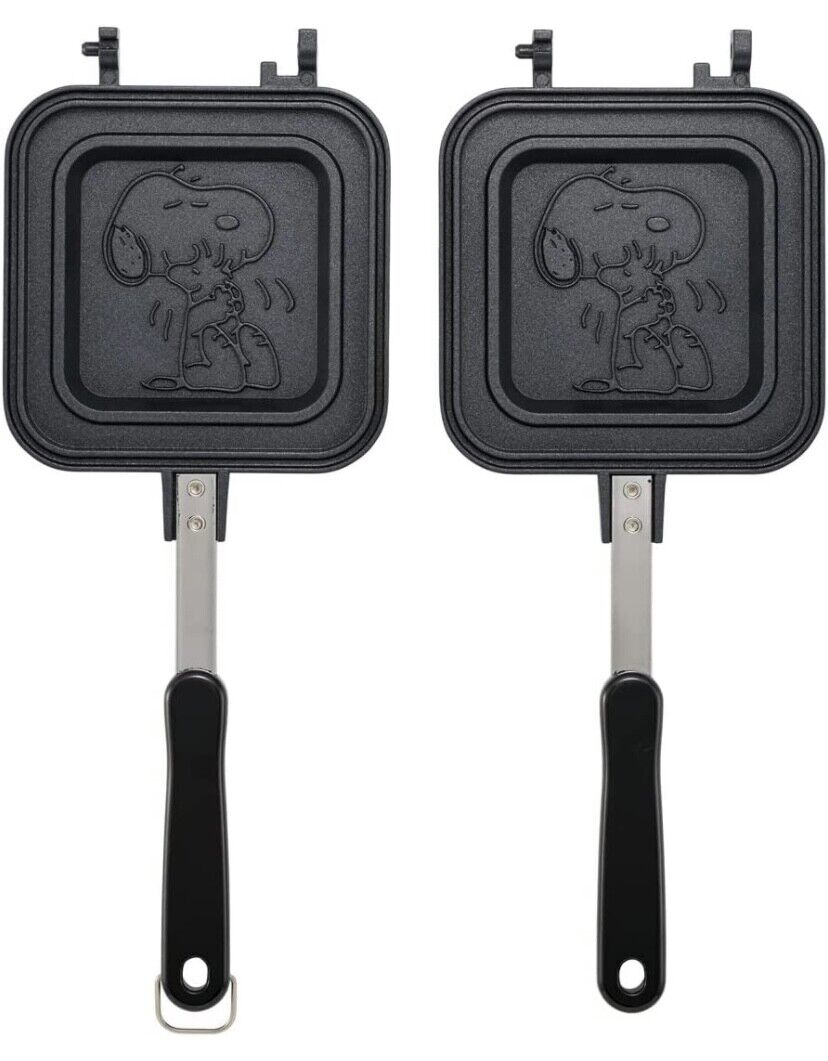 PEANUTS Snoopy Hot Sandwich Maker For Gas Stove hot plate - Fresh Stock Dated February 2026