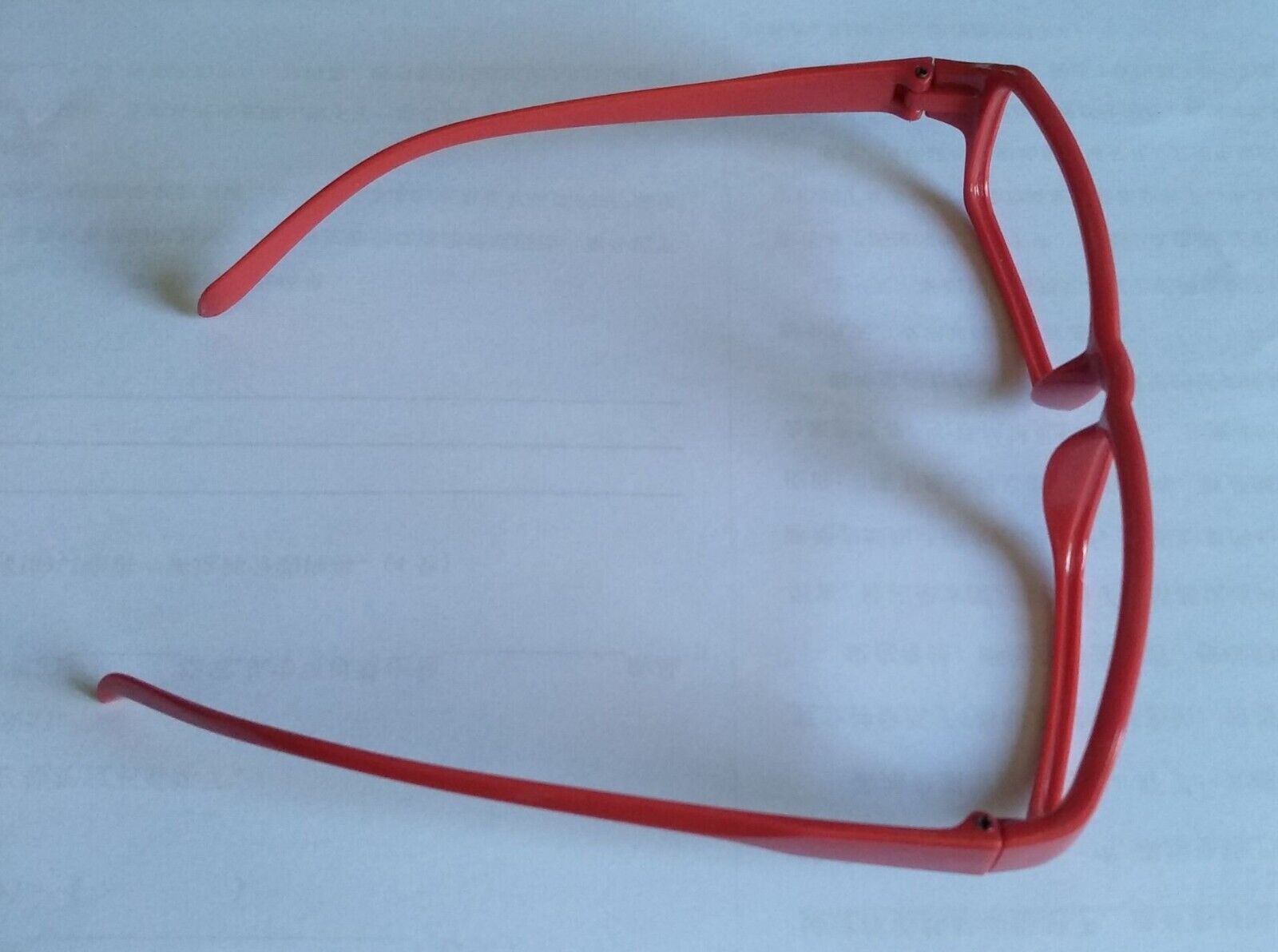 Black Butler /Kuroshitsuji  Red  without lenses Costume Anime Cosplay Glasses D2 - Fresh Stock Dated February 2026