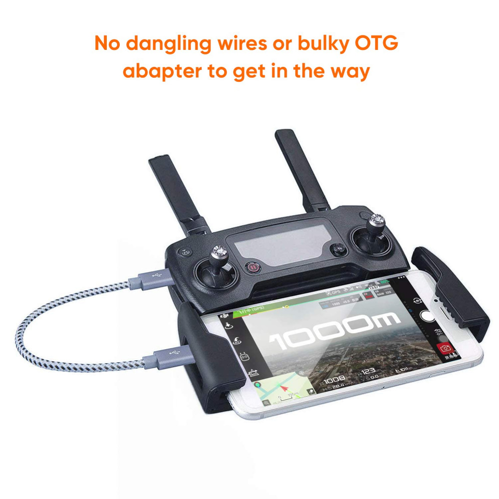 CableCreation Micro USB to OTG Cable, Male Male, Compatible Grey - Fresh Stock Dated February 2026