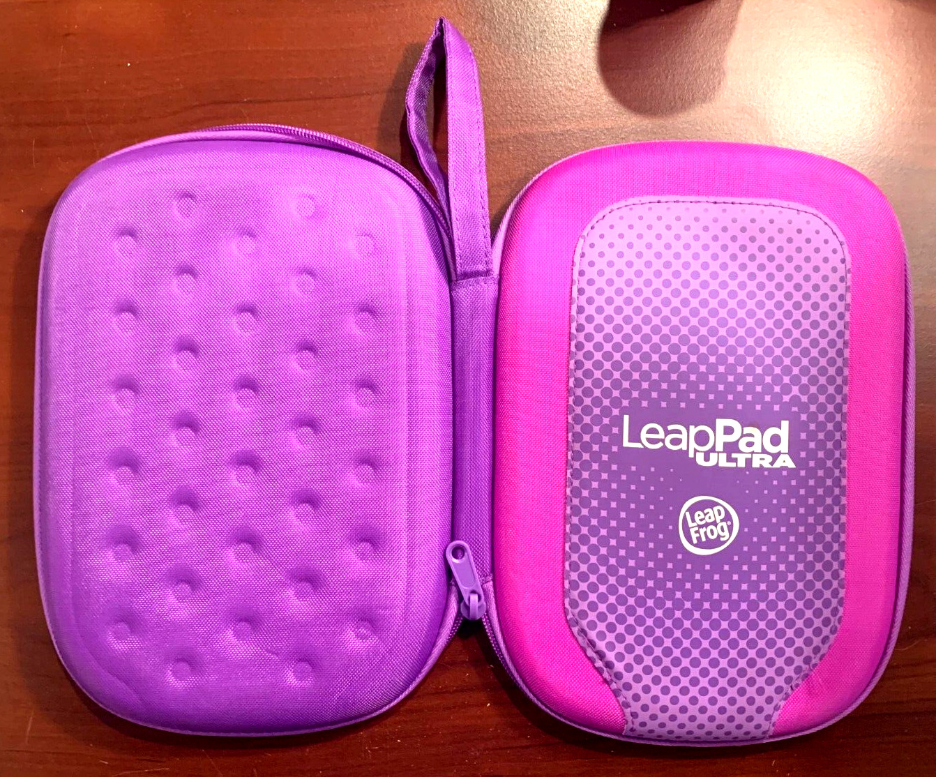 Leapfrog LeapPad Ultra Carry Case with Zipper and Strap - Pink/Purple  Excellent - Fresh Stock Dated February 2026