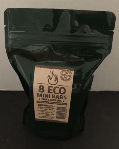 Eco Squares Fire Starters Lighter for Charcoal Grill Fireplace,Campfire, Matches - Fresh Stock Dated December 2025