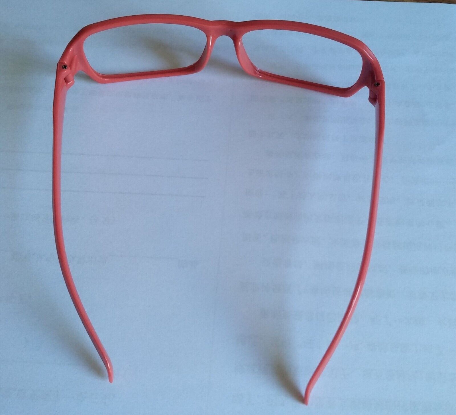 Black Butler /Kuroshitsuji  Red  without lenses Costume Anime Cosplay Glasses D2 - Fresh Stock Dated February 2026