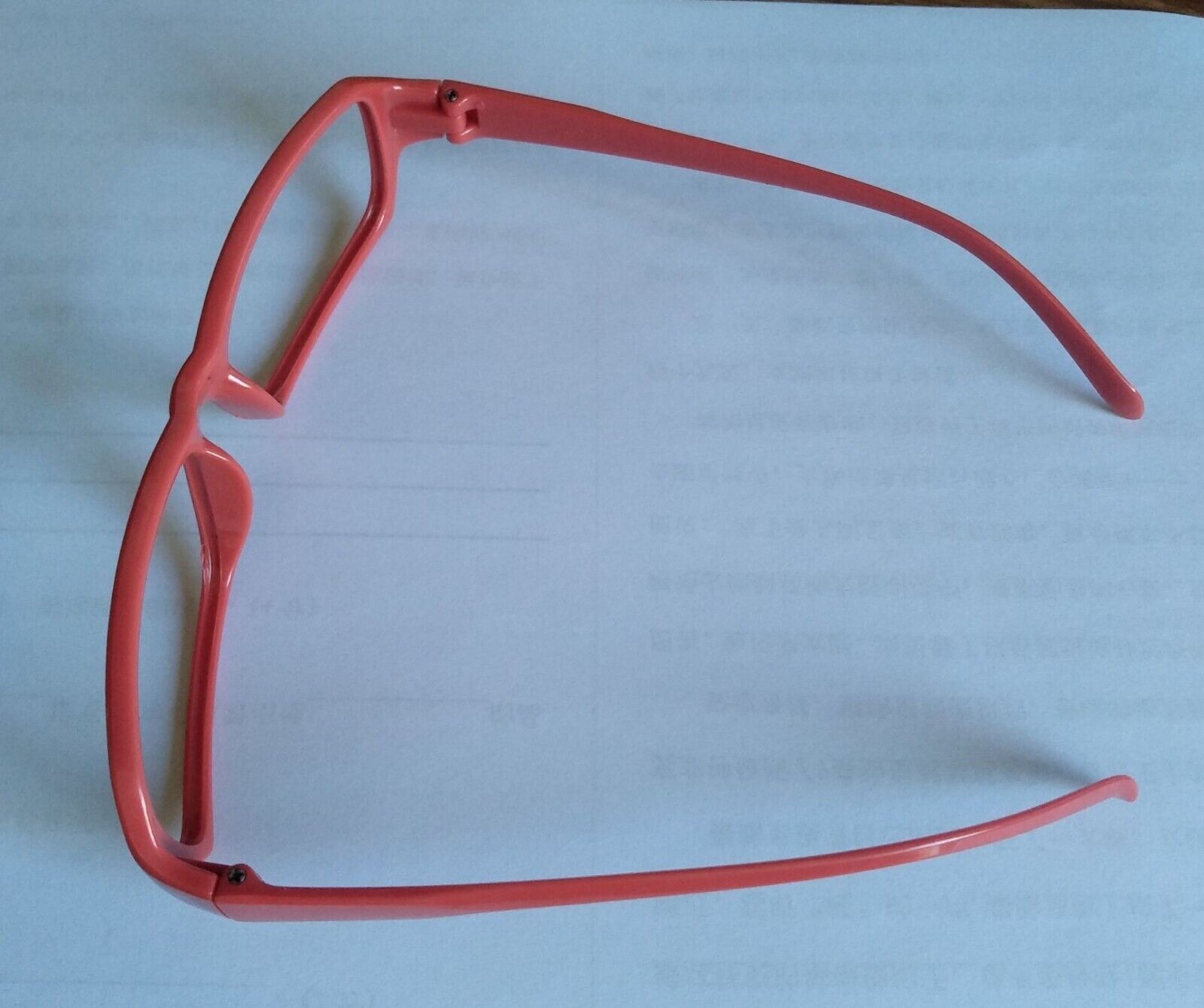 Black Butler /Kuroshitsuji  Red  without lenses Costume Anime Cosplay Glasses D2 - Fresh Stock Dated February 2026