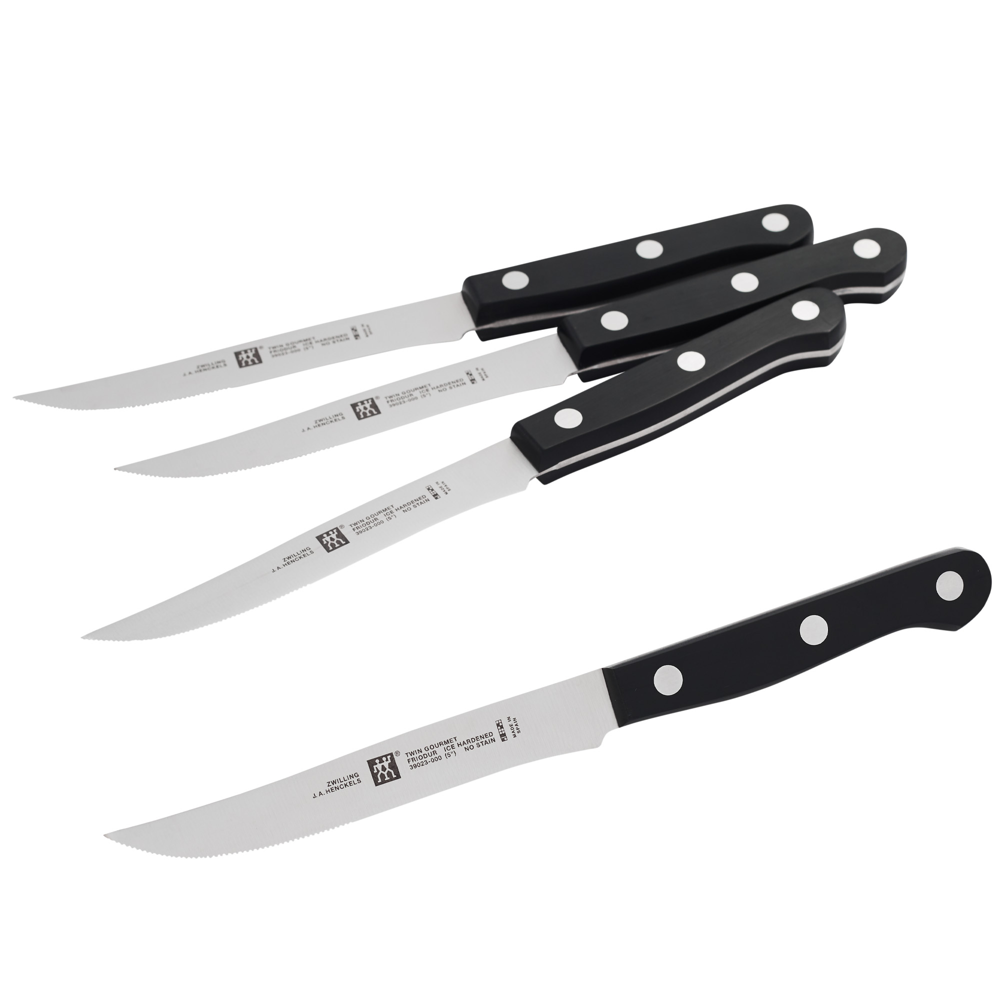 ZWILLING TWIN Gourmet Classic 4-pc Steak Knife Set - Fresh Stock Dated January 2026
