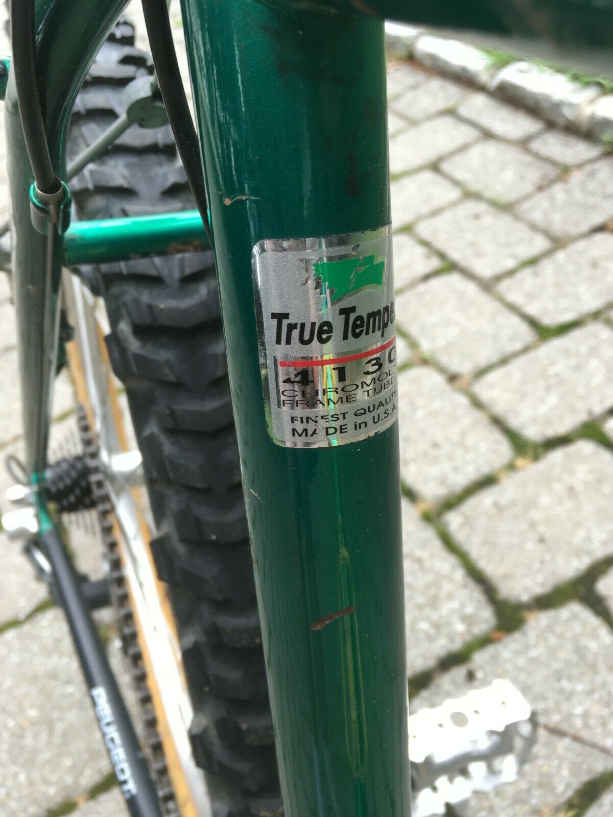 Peugeot vintage mens green racing bike mans mountain Dune racing bicycle - Fresh Stock Dated February 2026