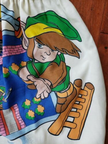 1988 Super Marios Bros Legend of Zelda VTG 80s Nintendo Womens Skirt Elastic - Fresh Stock Dated February 2026