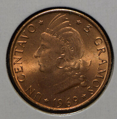 Dominican Republic 1969 Centavo  290223 combine shipping - Fresh Stock Dated February 2026