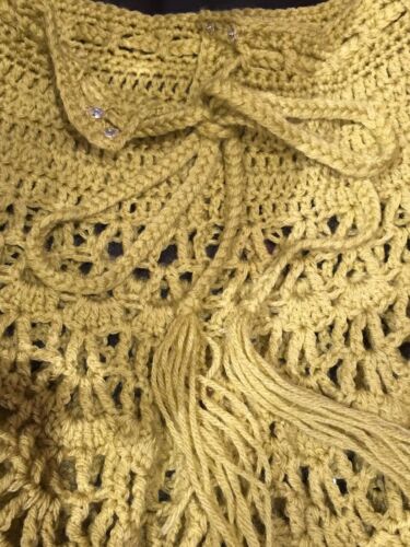 Vintage 70’s Hand Crochet Festival Boho Skirt S/M - Fresh Stock Dated December 2025