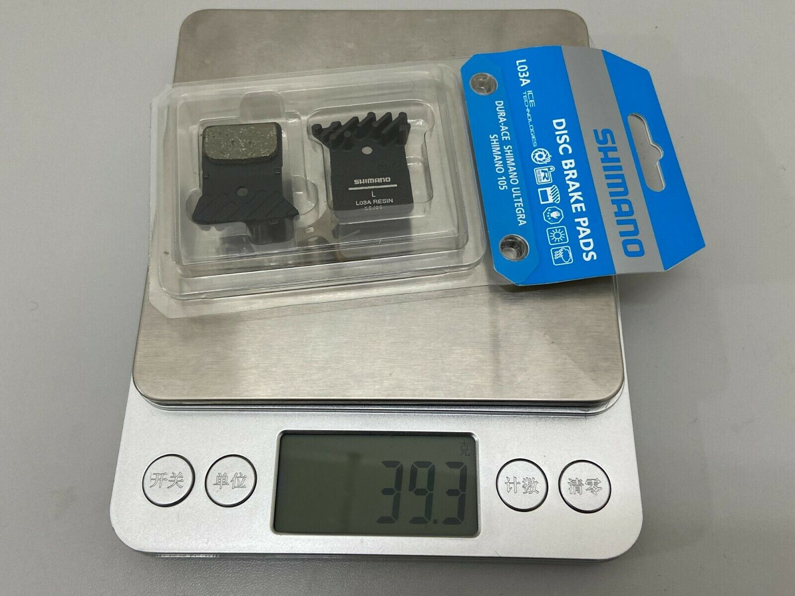 Shimano L03A Resin Disc Brake Pads w/ Fin and Spring #Y8PU98040 - Fresh Stock Dated February 2026