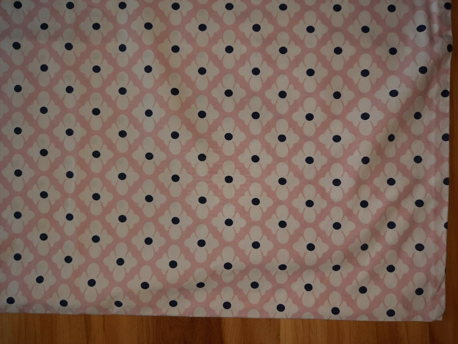 Pottery Barn Kids Pair Standard Pillow Shams Pink White Blue Flowers 100% Cotton - Fresh Stock Dated January 2026