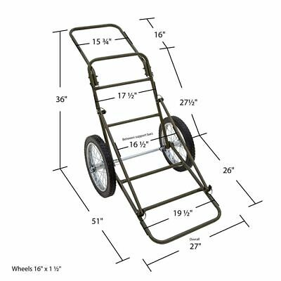 Kill Shot 500 lbs. Capacity Folding Game Cart - Fresh Stock Dated December 2025