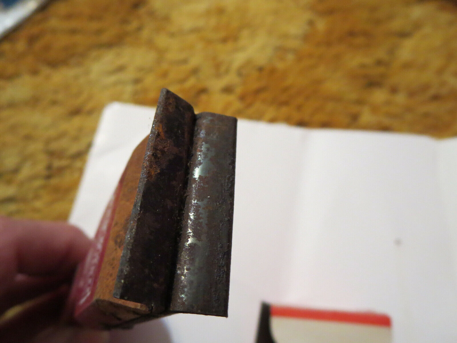 Good RED DEVIL Paint Scraper #3040 Double-Hooked Blade 1.5