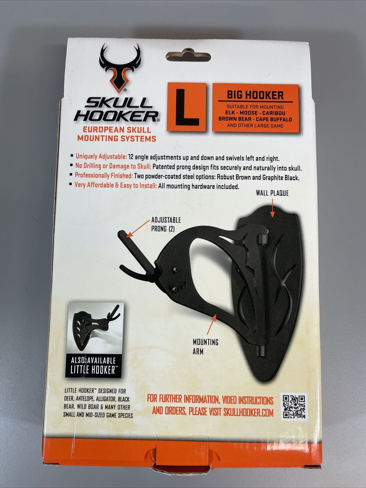 Skull Hooker, Big Hooker, L, Graphite Black - Fresh Stock Dated December 2025