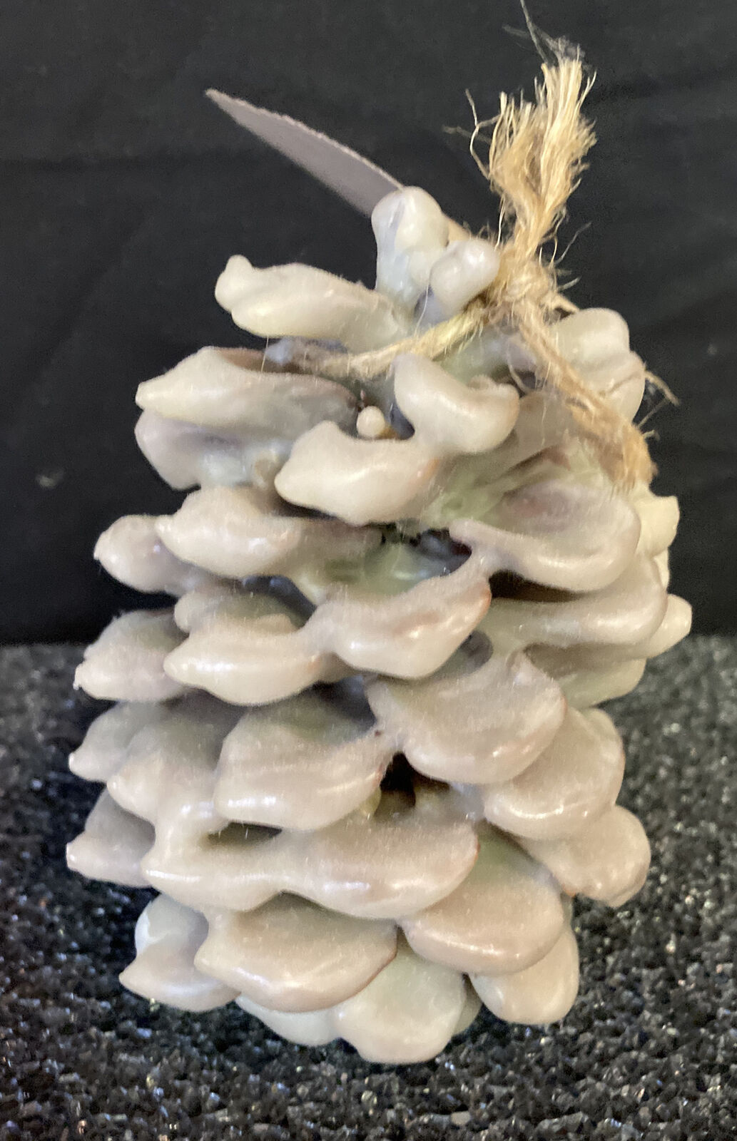 Vintage Wax Pine Cone Pinecone Fire Starter Hand Made Hand Dipped 5” Tall - Fresh Stock Dated December 2025
