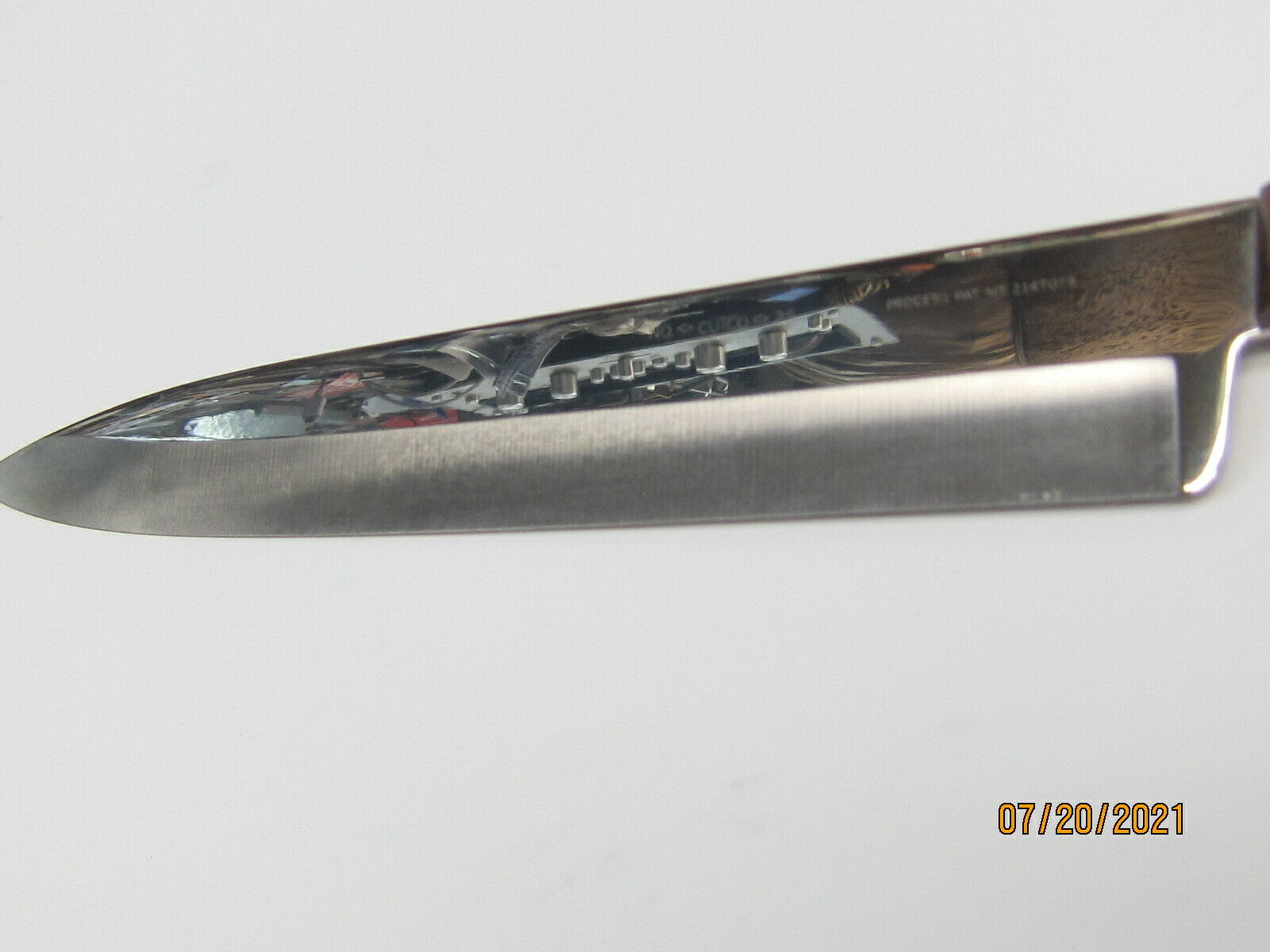 CUTCO NO. 25 CHEF'S KNIFE, EXCELLENT CONDITION, BROWN HANDLE - Fresh Stock Dated December 2025