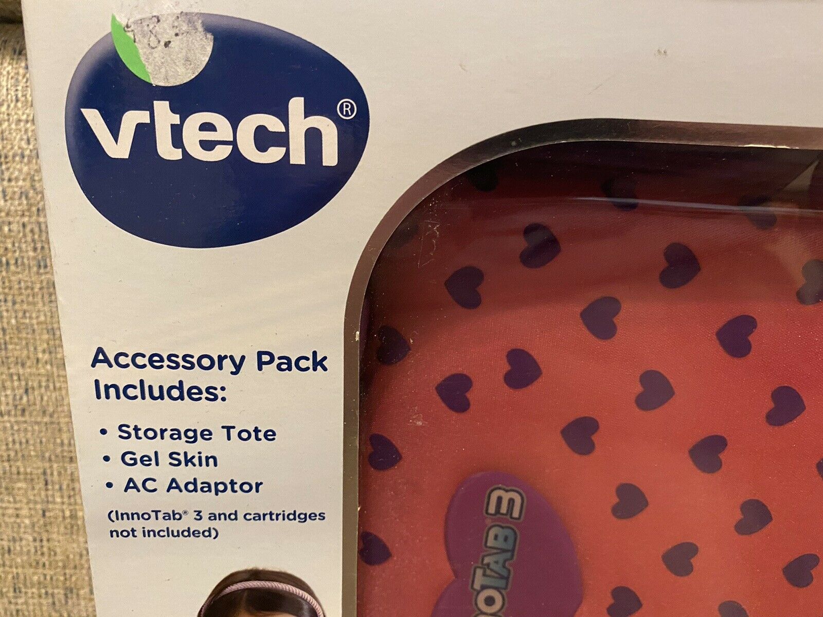 VTECH INNOTAB 3 ACCESSORY PACK FOR GIRLS HANDHELD STORAGE TOTE (BRAND NEW) - Fresh Stock Dated February 2026