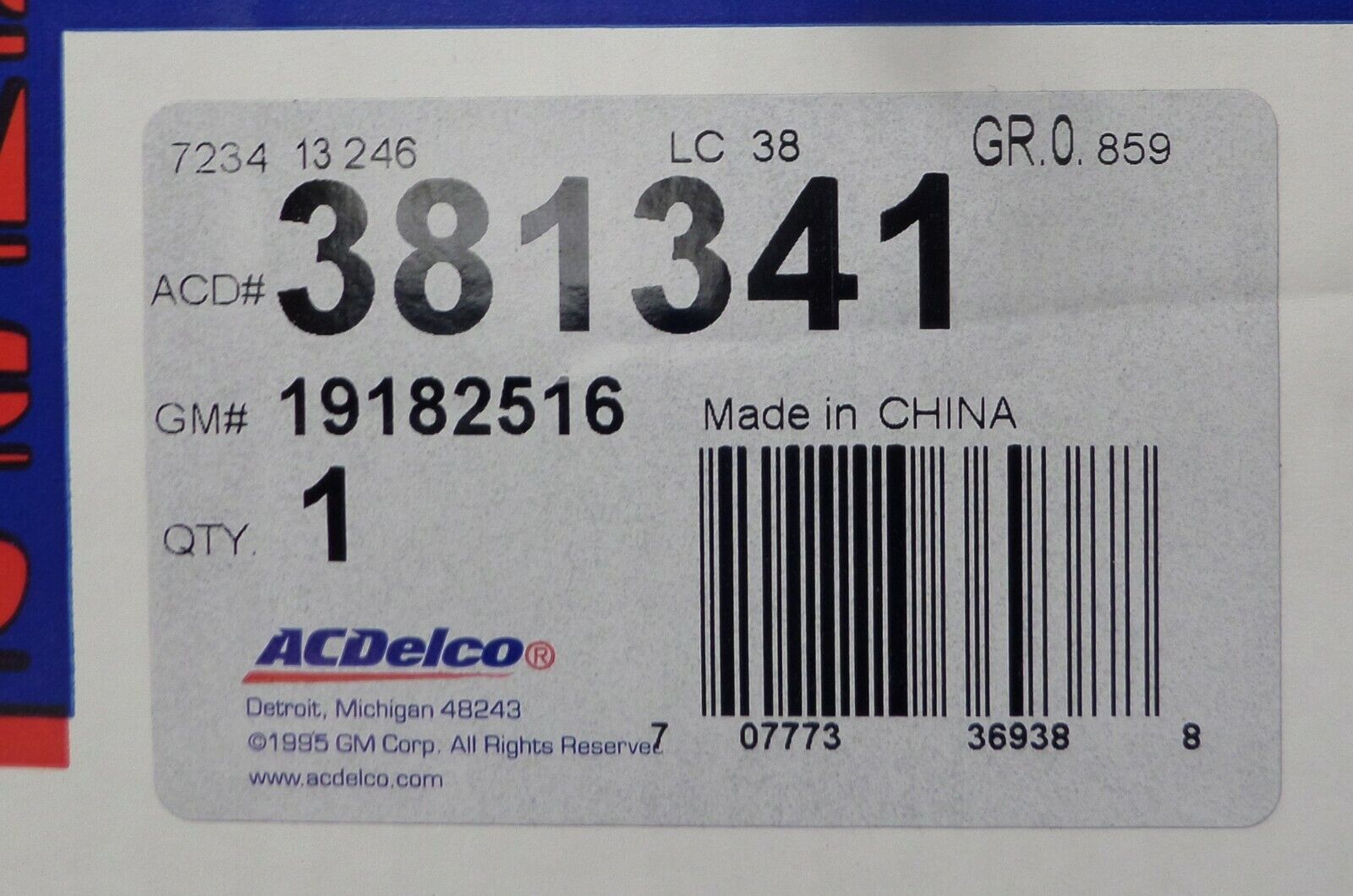 381341 AcDelco Manual Transmission Clutch Kit for Volkswagen Beetle Gulf Jetta - Fresh Stock Dated February 2026