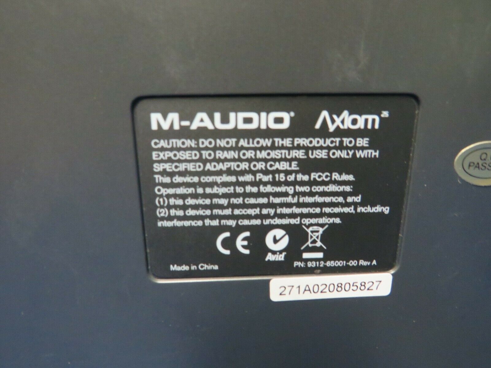 M-Audio Axiom 25 Advanced USB MIDI Controller w/9V power supply - Fresh Stock Dated February 2026