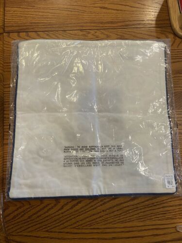 Pottery Barn Dorm Calypso Crewel Pillow Cover 16X16 NWT - Fresh Stock Dated December 2025