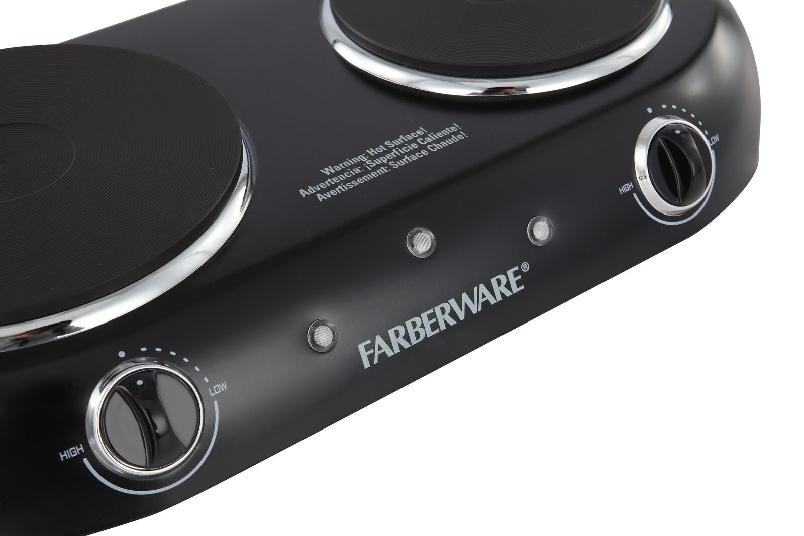 Hot Plate Double Burner Farberware Commercial Electric Portable Countertop Stove - Fresh Stock Dated February 2026