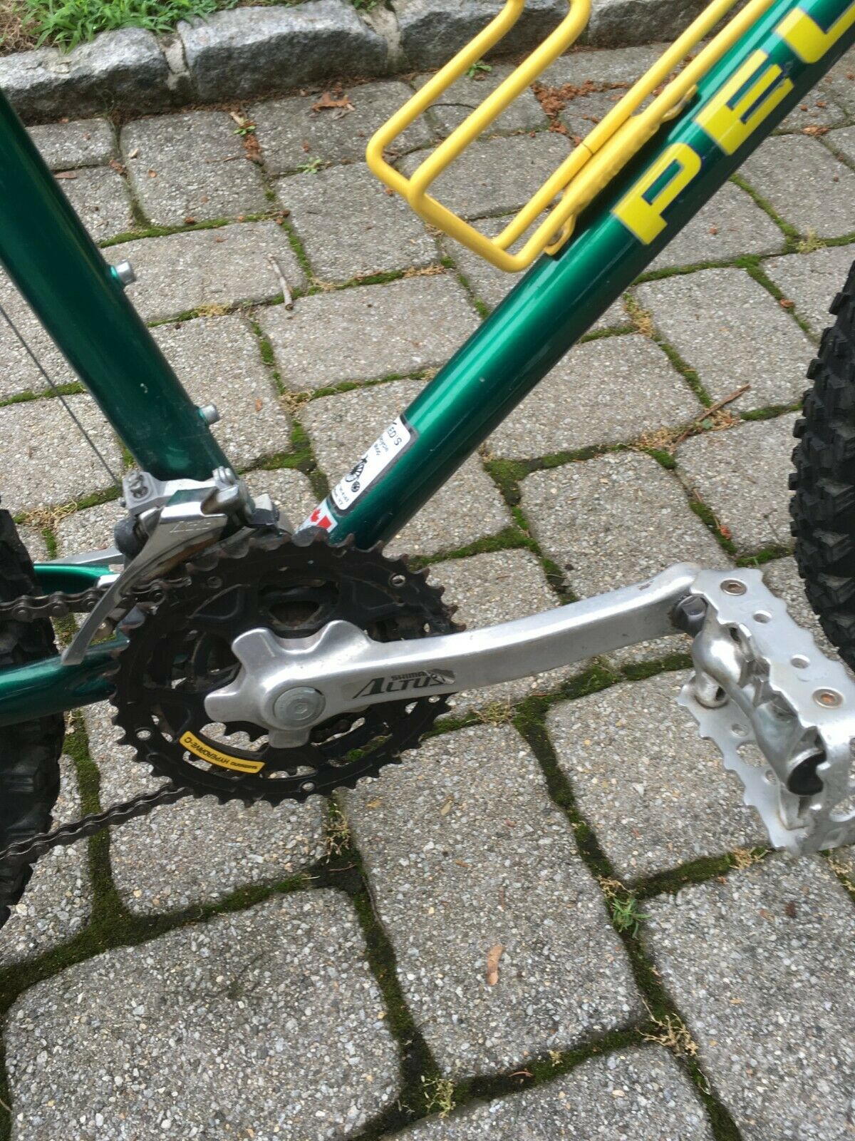 Peugeot vintage mens green racing bike mans mountain Dune racing bicycle - Fresh Stock Dated February 2026