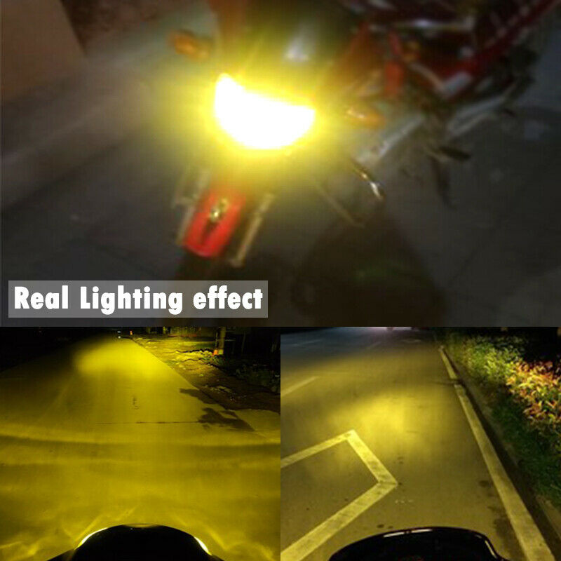 New Arrival 36W 3800LM Yellow COB H7 LED Headlight Bulb For Suzuki GSXR600 04-07 - Fresh Stock Dated February 2026