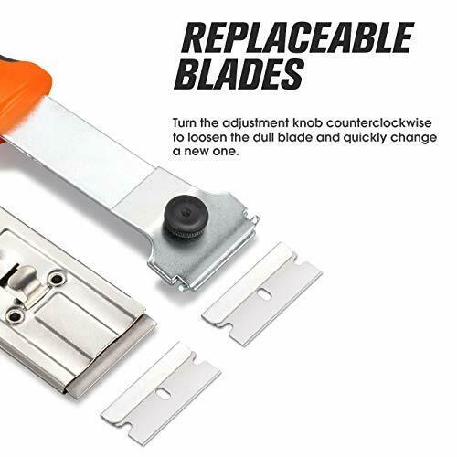 Multi-purpose Mini Razor Scraper Set with Extra 20-Piece Blades, Home - Fresh Stock Dated February 2026