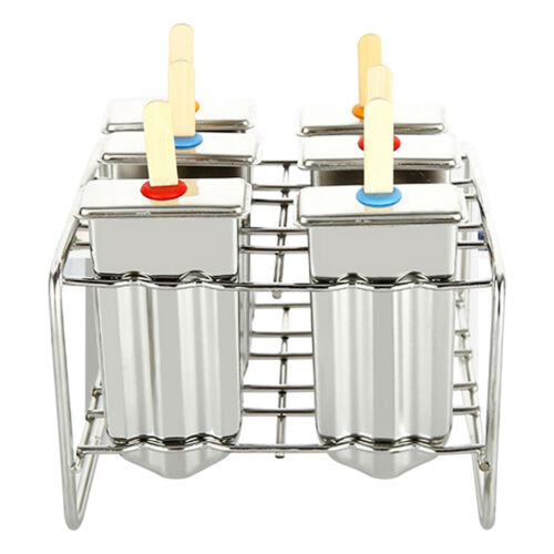 DIY Ice Cream Makers Stainless Steel Popsicle Mold Kit Stick Holder for Home NEW - Fresh Stock Dated December 2025