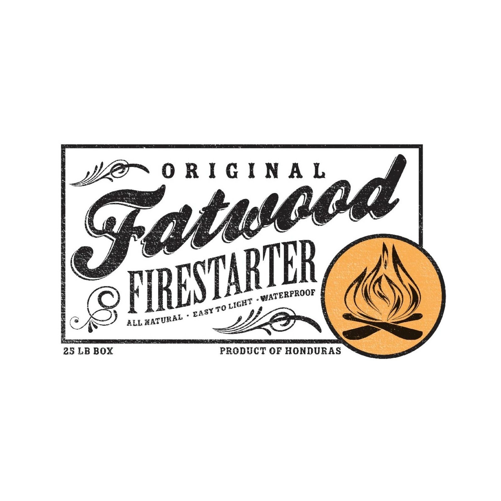 Earth Worth Fatwood Firestarter 25 lb Bundles 100% Natural Durable Fool-Proof - Fresh Stock Dated December 2025
