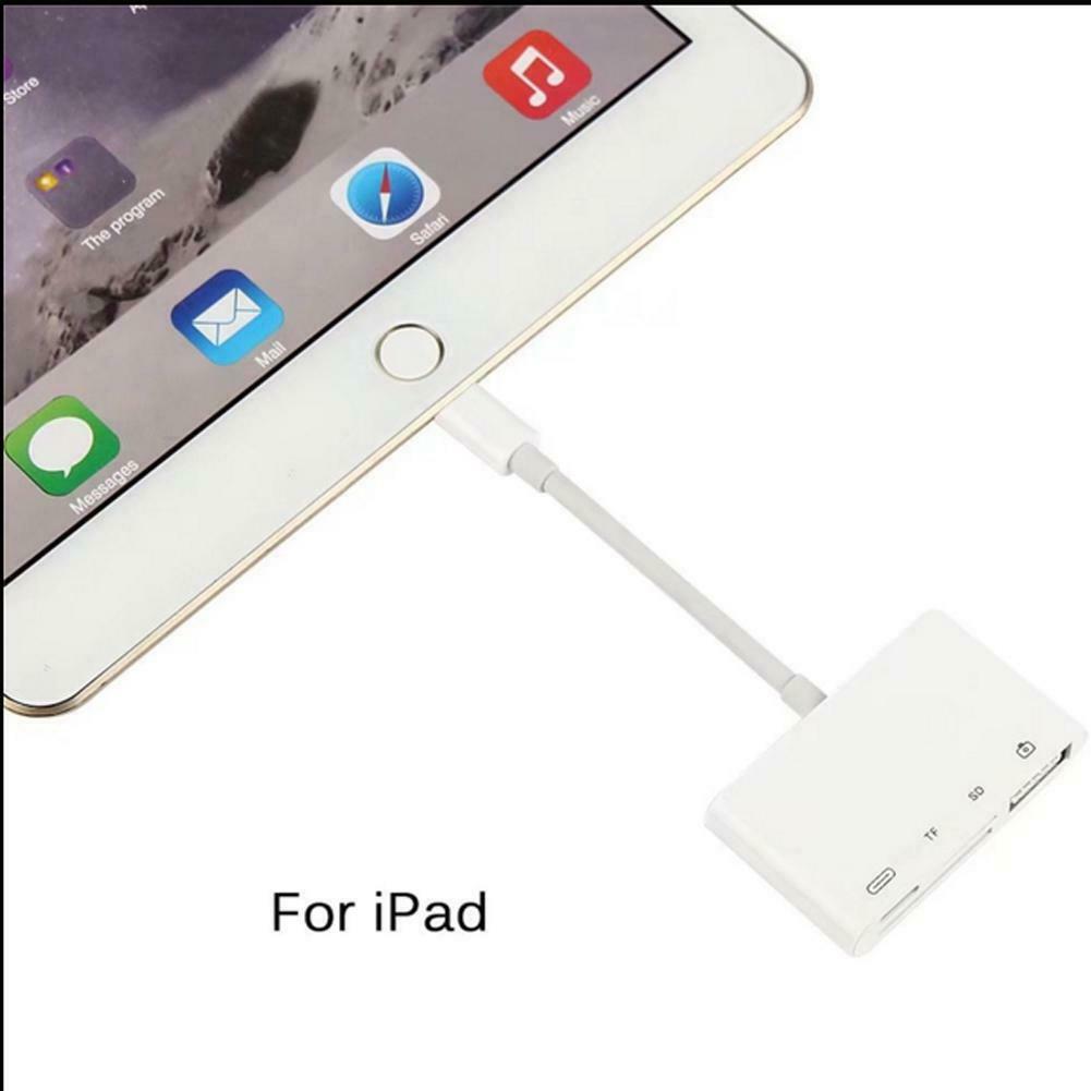 Camera Reader SD TF Card USB PD Adapter For iPhone 6 7 8 11 X XR XS Max 12 iPad - Fresh Stock Dated February 2026