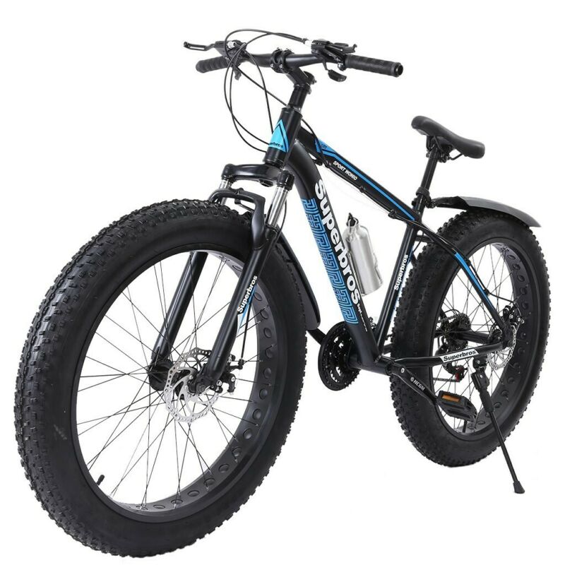 Mountain Bike Bicycle Shimanos Men Women Fat Tire 26