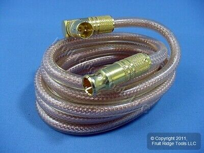 Leviton 6 Ft OXYGEN FREE Video Coaxial Patch Cable Gold C5243-6GO - Fresh Stock Dated December 2025
