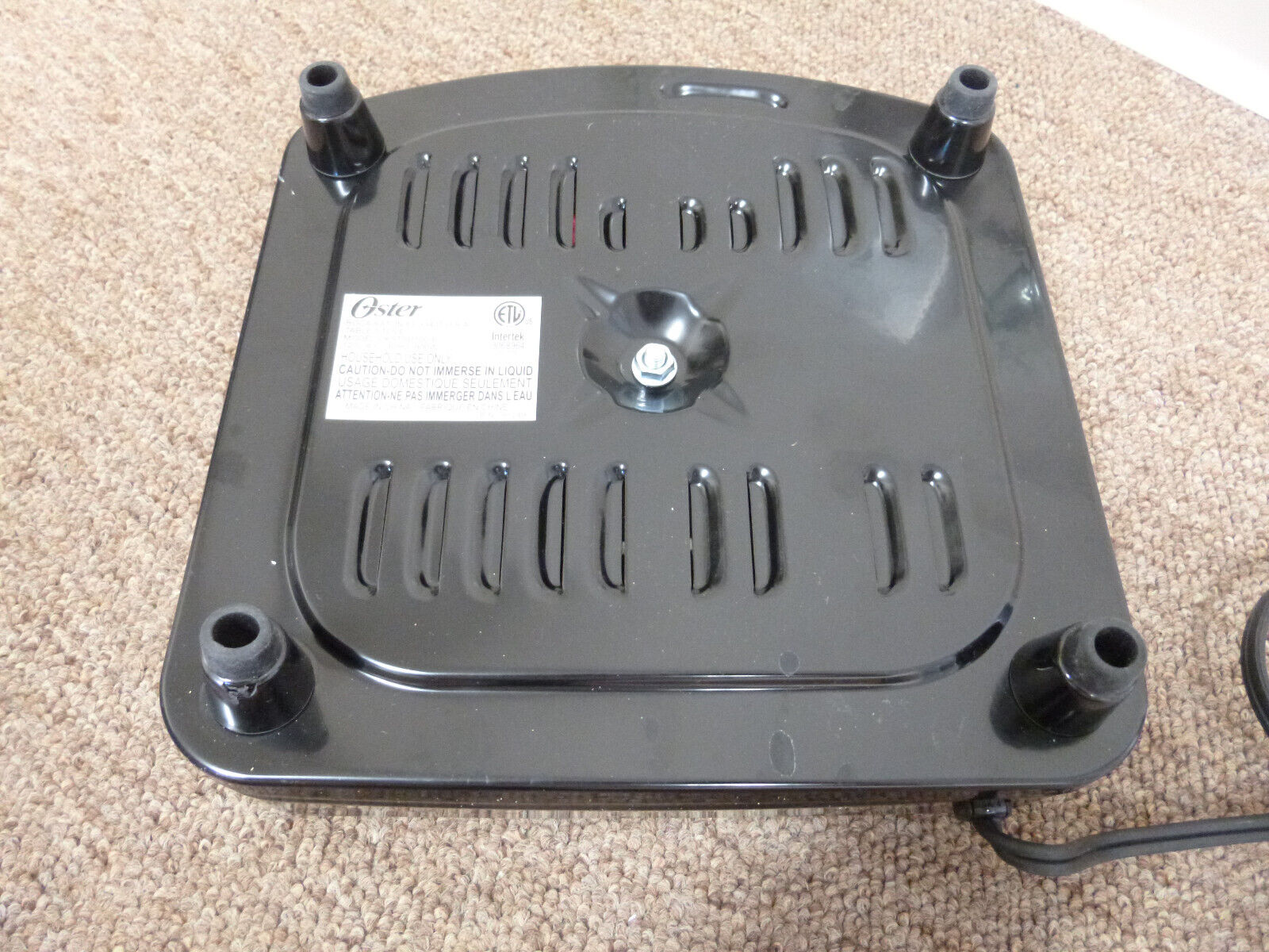 Oster CKSTSB100-B Single Burner With Adjustable Temperature 900W - Fresh Stock Dated February 2026